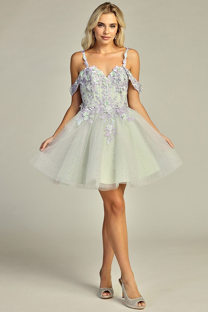 Short dress 6286L
